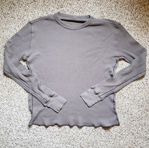 Mens Gray Thermal